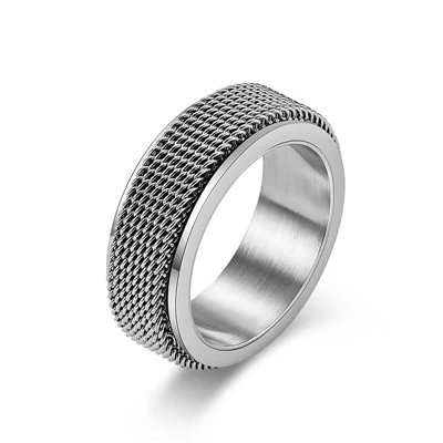 Mesh Stainless Steel Spinner Ring