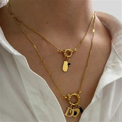 Multi Charm Chain Necklace