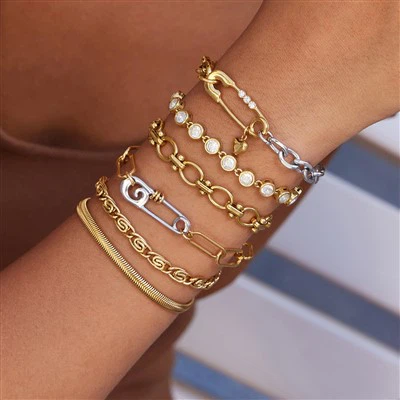 Paperclip Charm Bracelet