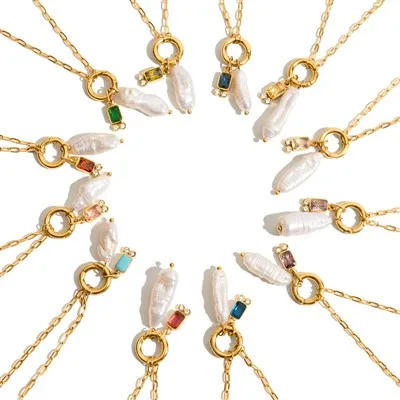 Paperclip Charm Necklace