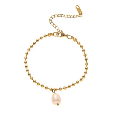 Pearl Beaded Chain Bracelet