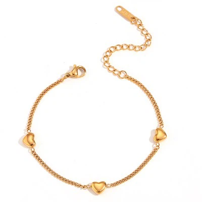 Puffed Heart Bracelet