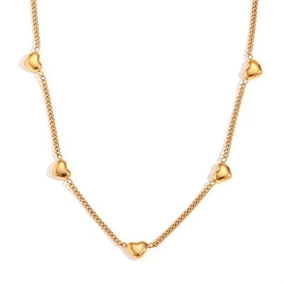 Puffed Heart Necklace