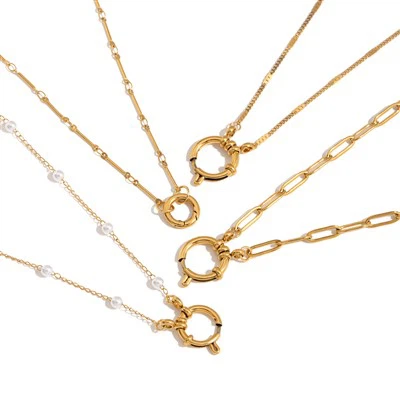 Sailor Buckle Charm Necklace