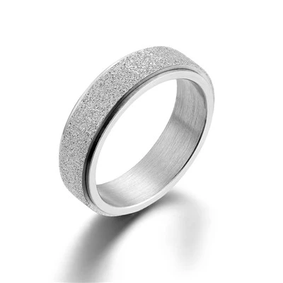 Sandblasted Anxiety Spinning Ring