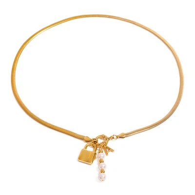 Snake Chain Charm Necklace