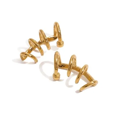 Spiral U Shape Earring Cuff