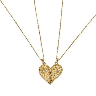 Split Heart Necklace