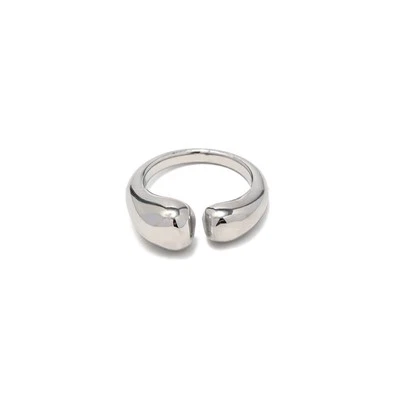 Stainless Steel Geometric Open Ring