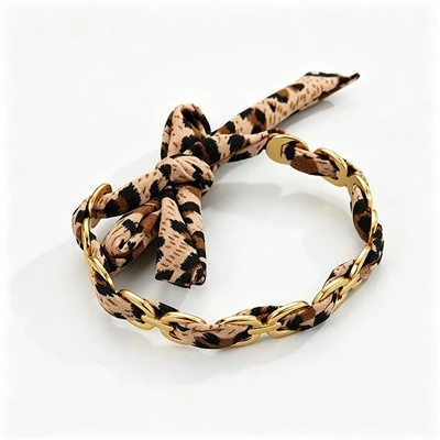 Stainless Steel Scarf Link Bracelet