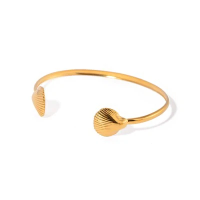 Stainless Steel Shell Bangle