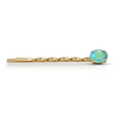 Stone Copper Bobby Pins