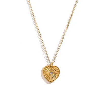 Sunburst Heart Necklace