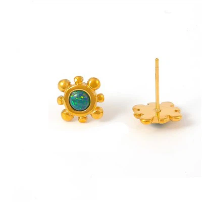 Sunflower Stud Earring