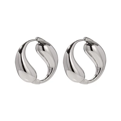 Tai Chi Hoop Earring