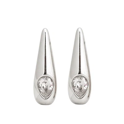 Teardrop Zircon Stud Earrings