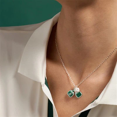 Tennis Racket Charm Necklace