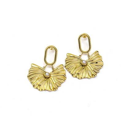 Texture Vintage Flower Earring