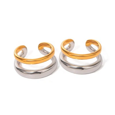 Two Tone Earring Cuff