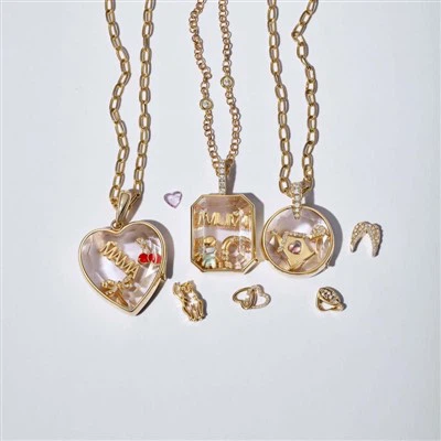 Vintage DIY Charm Locket Necklace