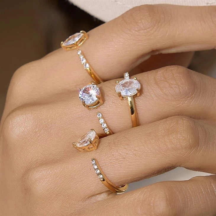 Soft Curved Open Cuff Ring suppliers
