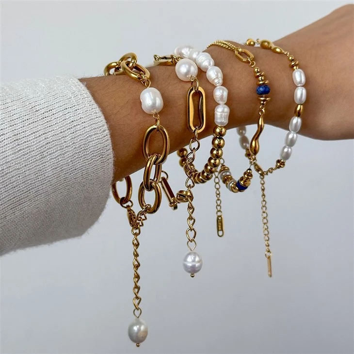 Stackable Pearl Bracelets