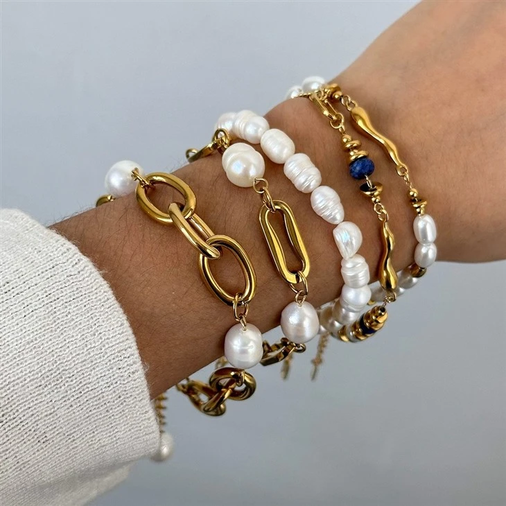 Stackable Pearl Bracelets