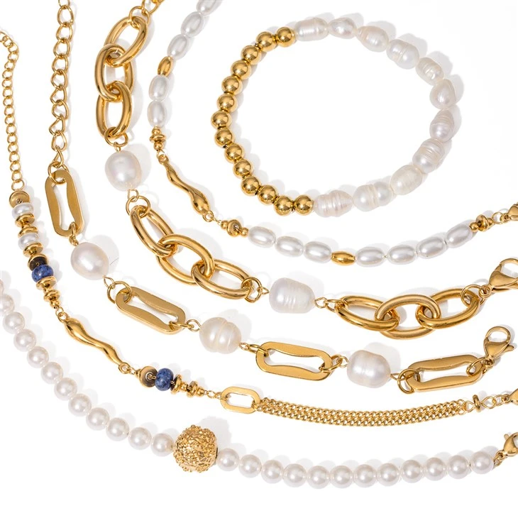 Stackable Pearl Bracelets