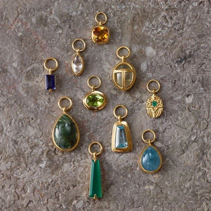 Stainless Steel Gemstone Charm suppliers