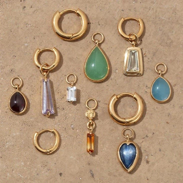 Stainless Steel Gemstone Charm factory