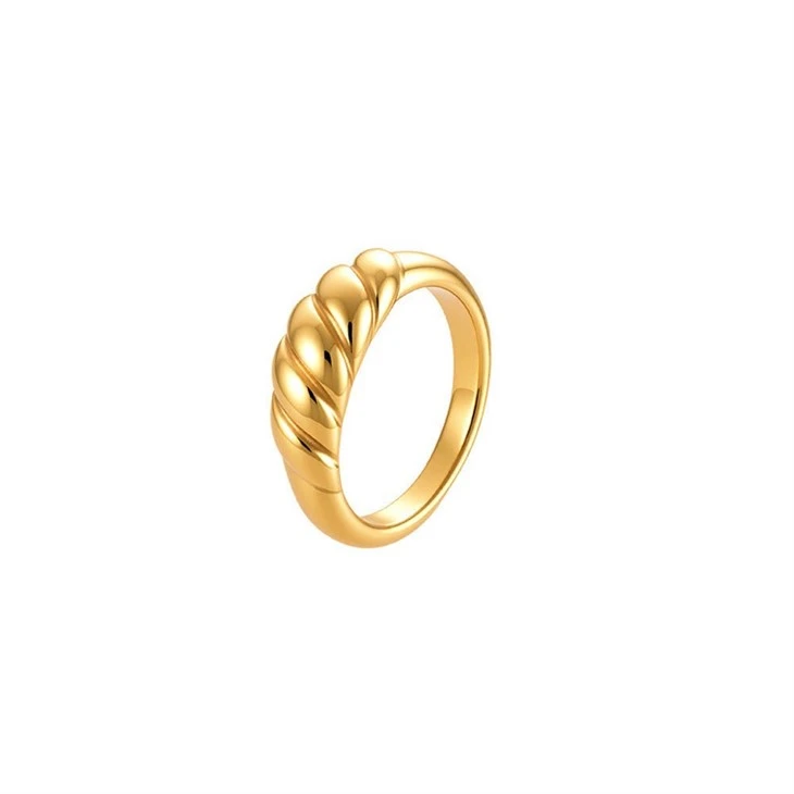Stainless Steel Intertwined Knot Ring factory