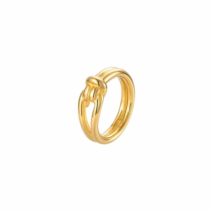 Stainless Steel Intertwined Knot Ring best