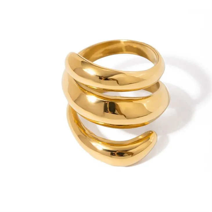 Stainless Steel Spiral Ring