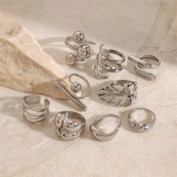 Stainless Steel Spiral Ring