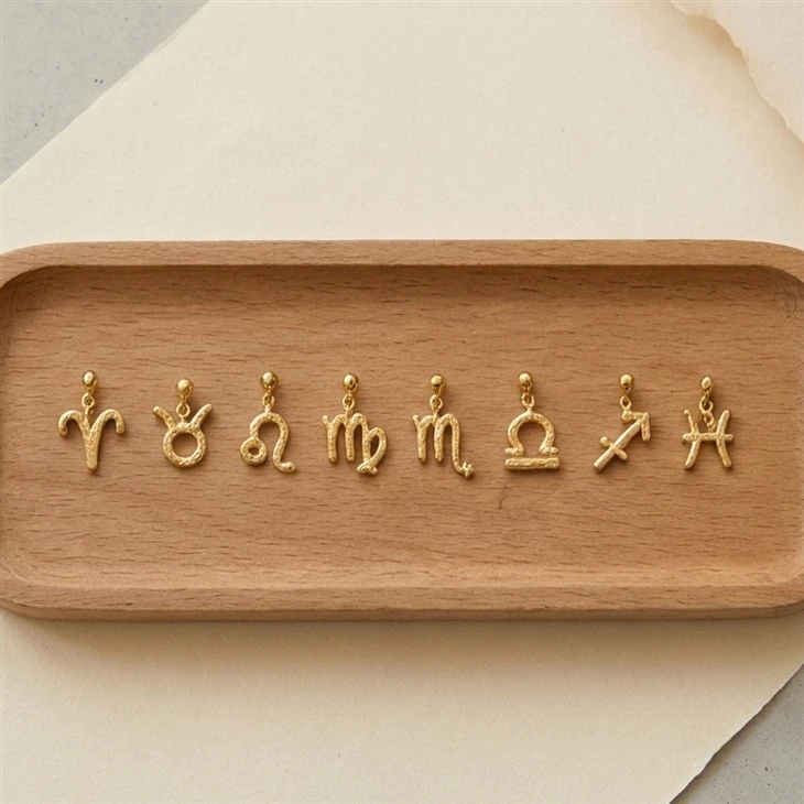 Stainless Steel Zodiac Charm
