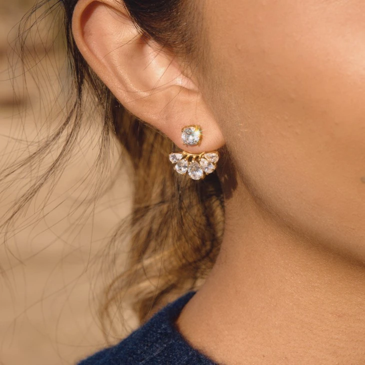 Teardrop Fan Stud Earrings suppliers