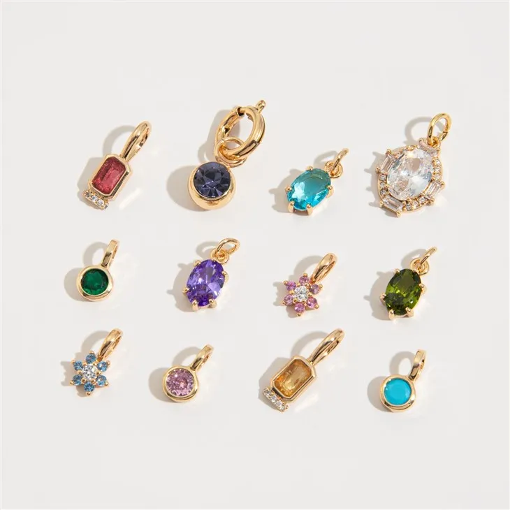 Trendy Stainless Steel Birthstone Charms suppliers