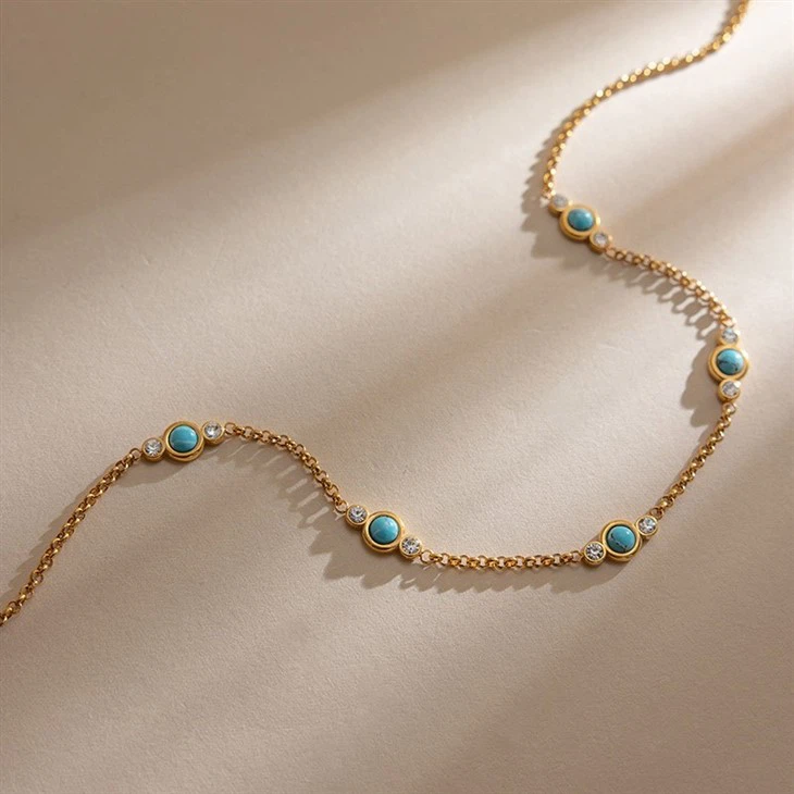 Turquoise Station Necklace best