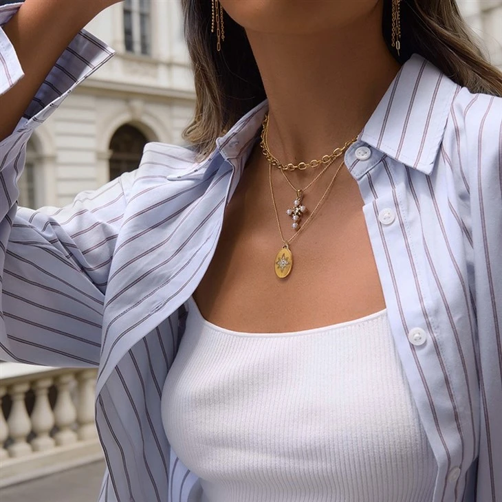 Unique Oval North Star Pendant Necklace best