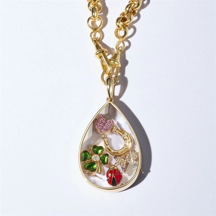 Vintage DIY Charm Locket Necklace best