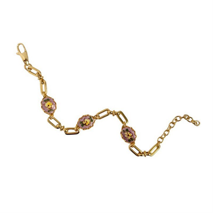 Vintage Floral Print Bracelet manufacturers
