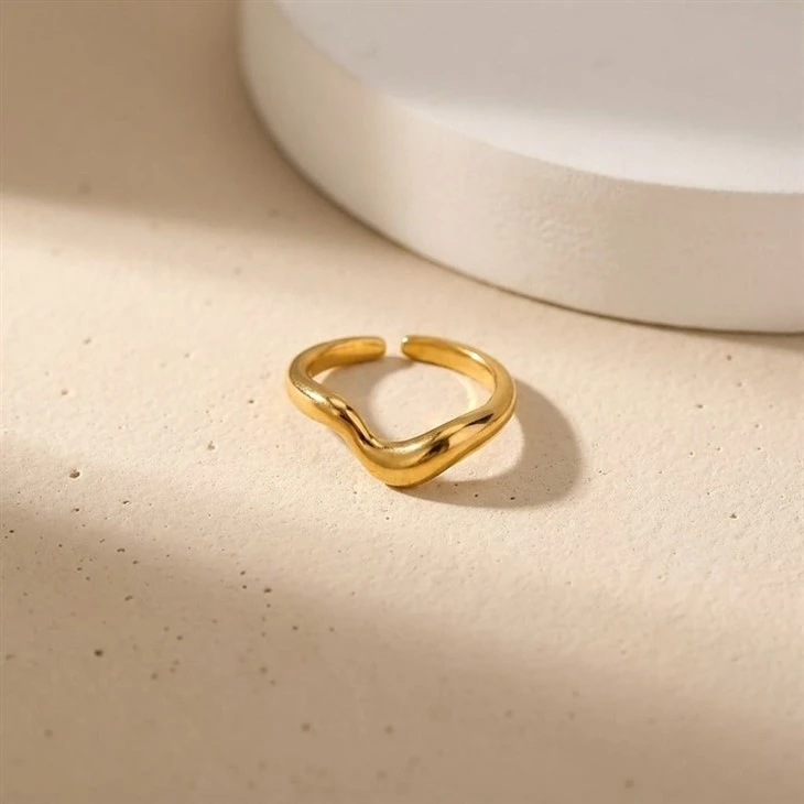 Wavy Open Band Ring factory