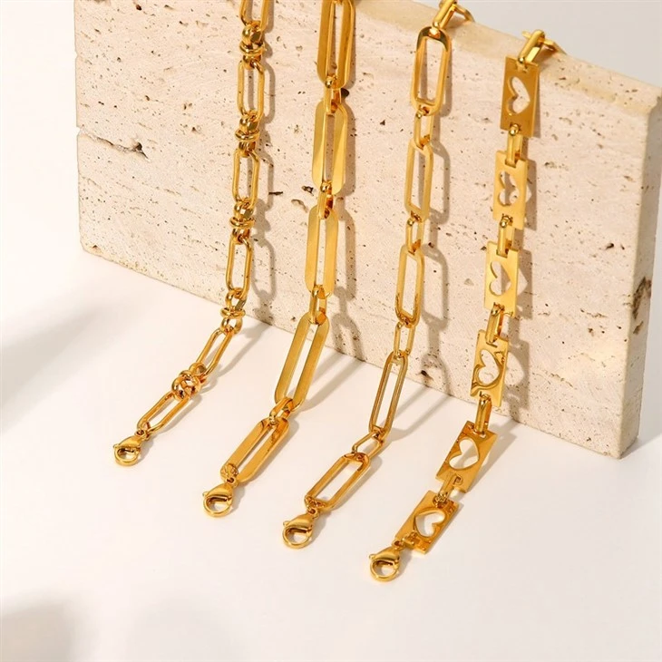 Womens Link Chain Bracelet