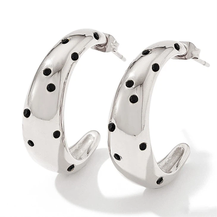 Zircon Bold C Hoop